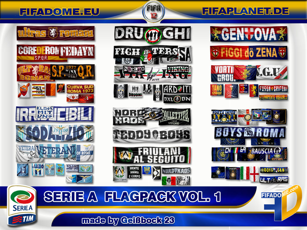 Serie A Flagpack Vol.1